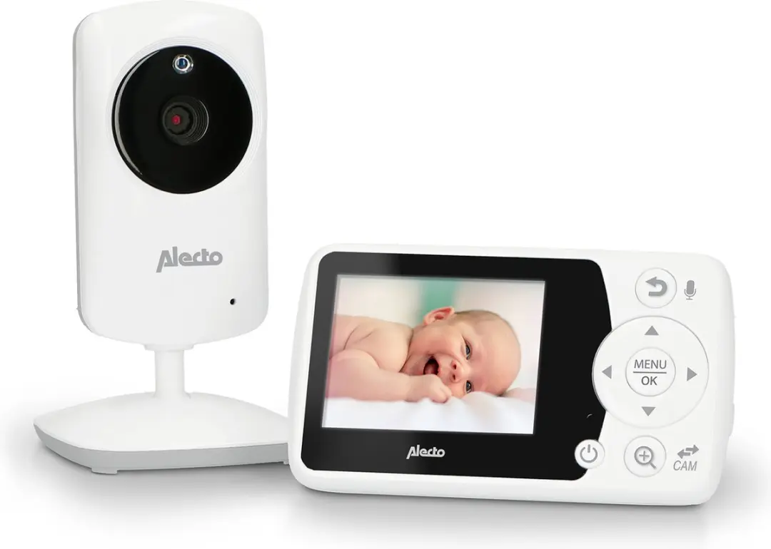 Alecto BO64 Uitbreidbare Babyfoon met Camera 2.4"