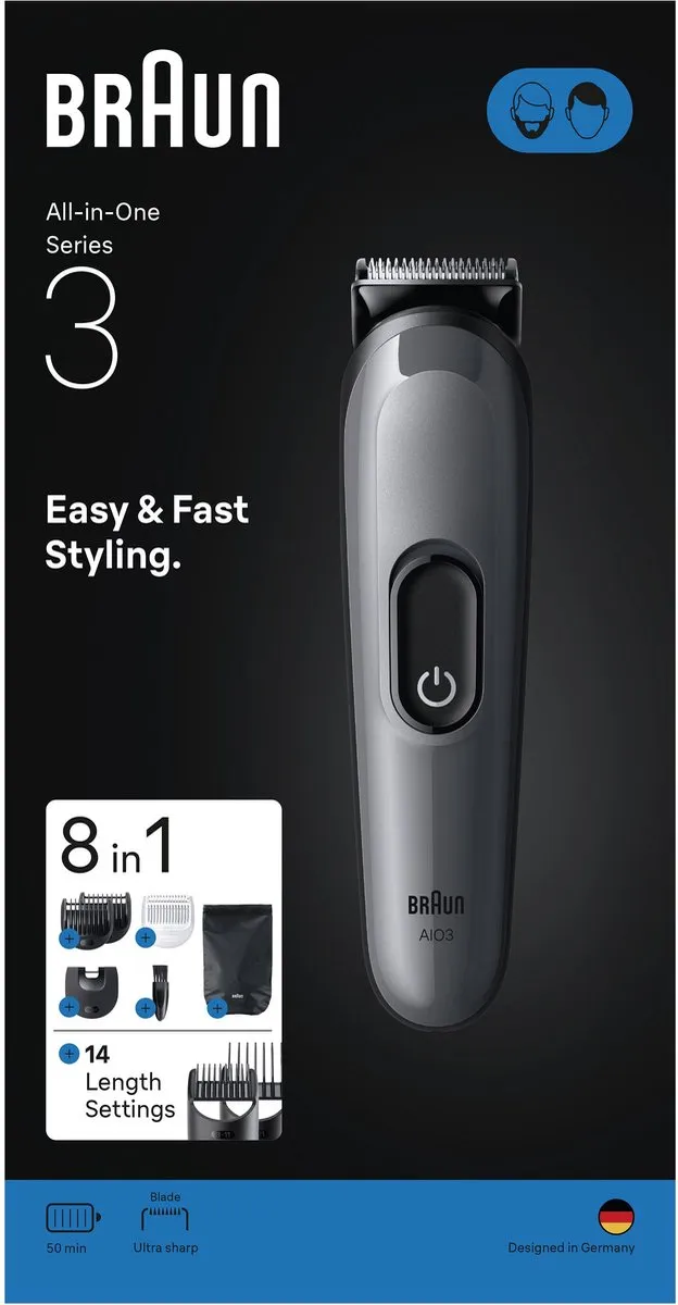 Braun All-in-One Style Kit AIO3540 - Grijs - afbeelding 6 van 6