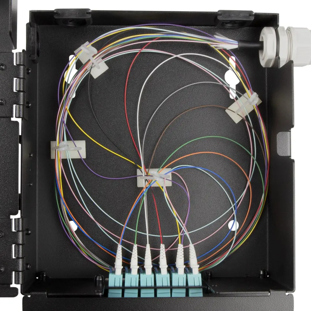 ACT Fiber Patch Box FA2131 - 2 Slots - Zwart - afbeelding 6 van 6