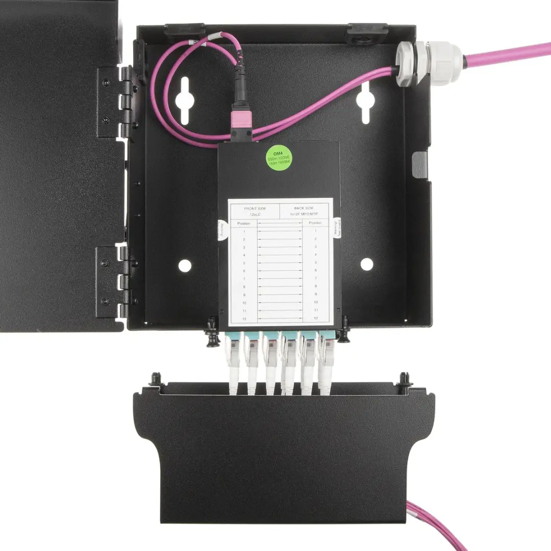 ACT Fiber Patch Box FA2131 - 2 Slots - Zwart