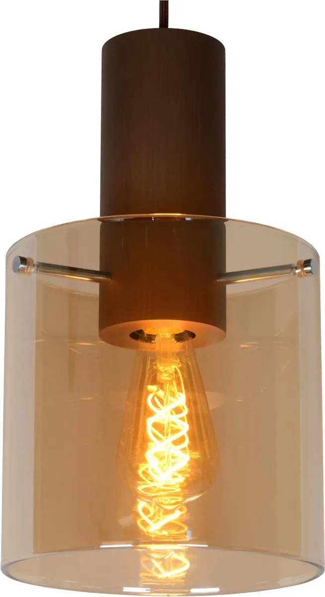 Lucide Toledo Hanglamp Ø20cm - Amber
