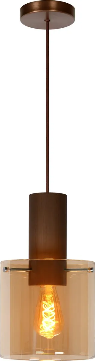 Lucide Toledo Hanglamp Ø20cm - Amber