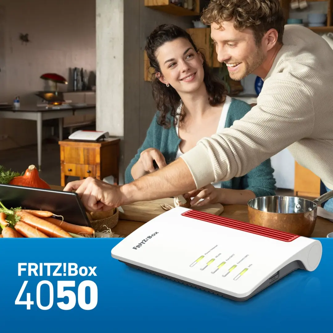 FRITZ!Box 4050 WiFi 6 Router - Dual-band - Glasvezel
