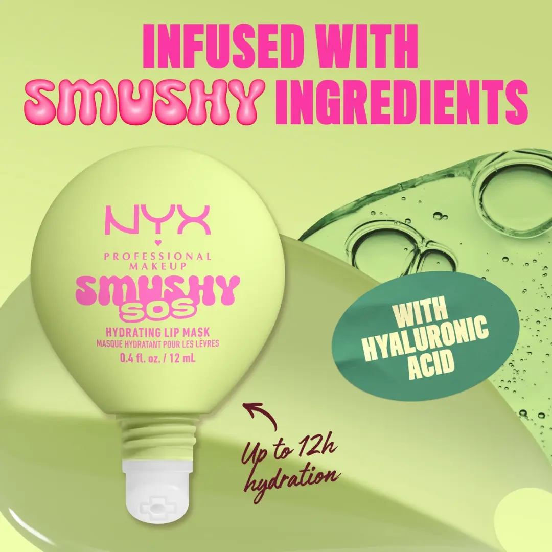 NYX Smushy SOS Green Sereni Tea Hydraterend Lipmasker 12ml