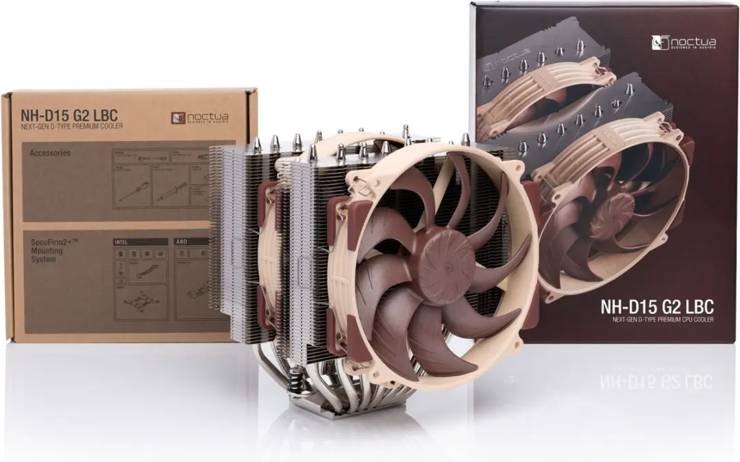 Noctua NH-D15 G2 LBC CPU-koeler - 140mm - 2 Ventilatoren - Blauw