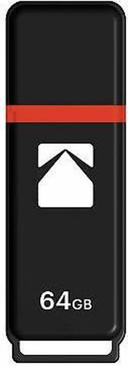 Kodak Classic K102 USB Stick 64GB - Rood/Zwart - afbeelding 6 van 6