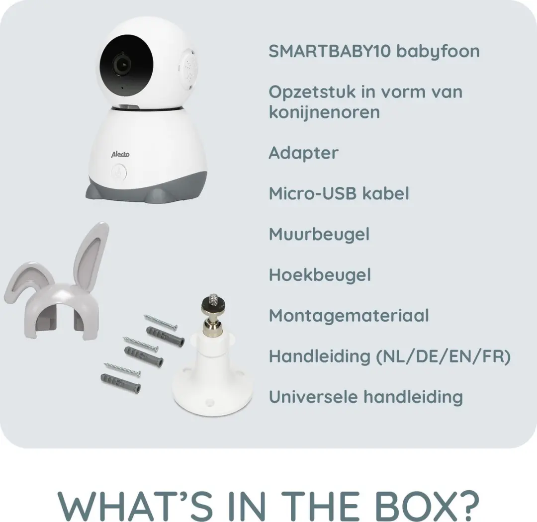 Alecto SMARTBABY10 Wifi Babyfoon Bundel - 20 Stuks