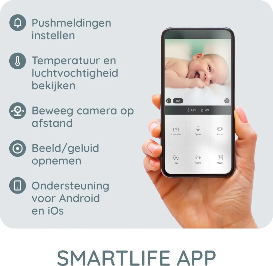 Alecto SMARTBABY10 Wifi Babyfoon Bundel - 20 Stuks - afbeelding 6 van 6