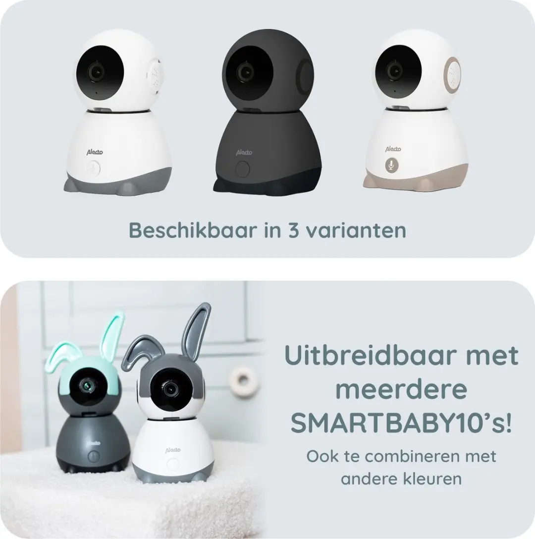 Alecto SMARTBABY10 Wifi Babyfoon Bundel - 20 Stuks
