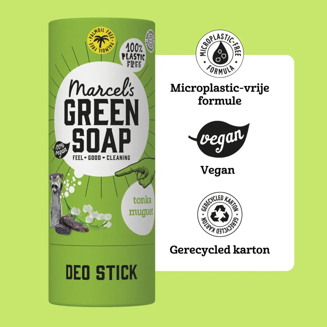 Marcel's Green Soap Deodorant Stick Tonka & Muguet 40g
