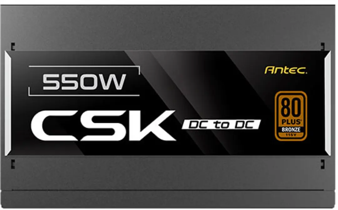Antec CSK550DC Voeding 550W - Zwart