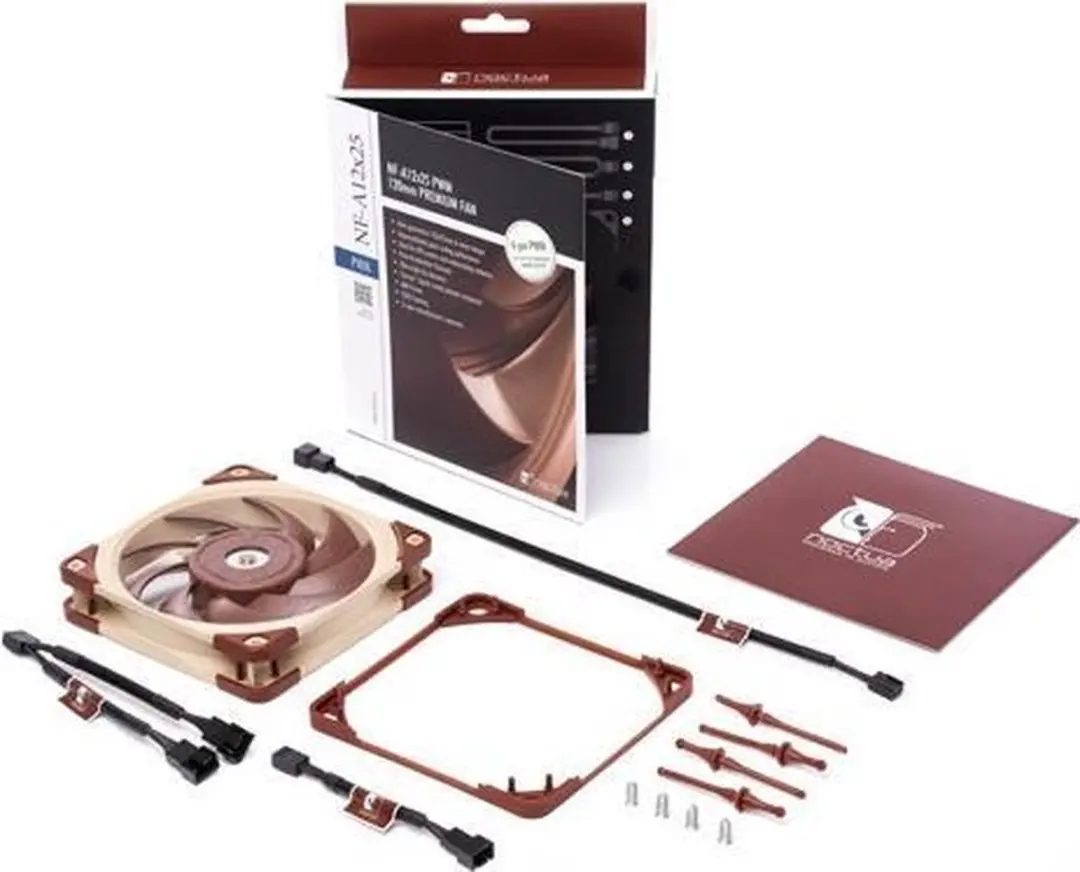 Noctua NF-A12x25 5V PWM Ventilator - 12cm - Rood
