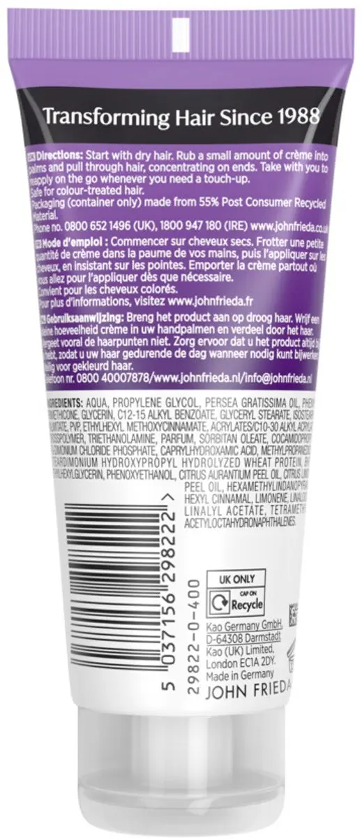 John Frieda Frizz Ease Touch-Up Crème 100ml