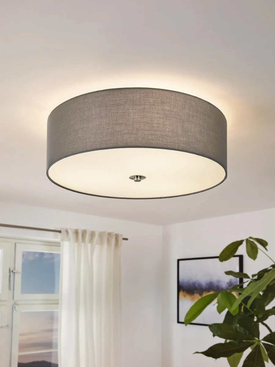 Eglo Pasteri Plafondlamp 5 Lichts - Grijs