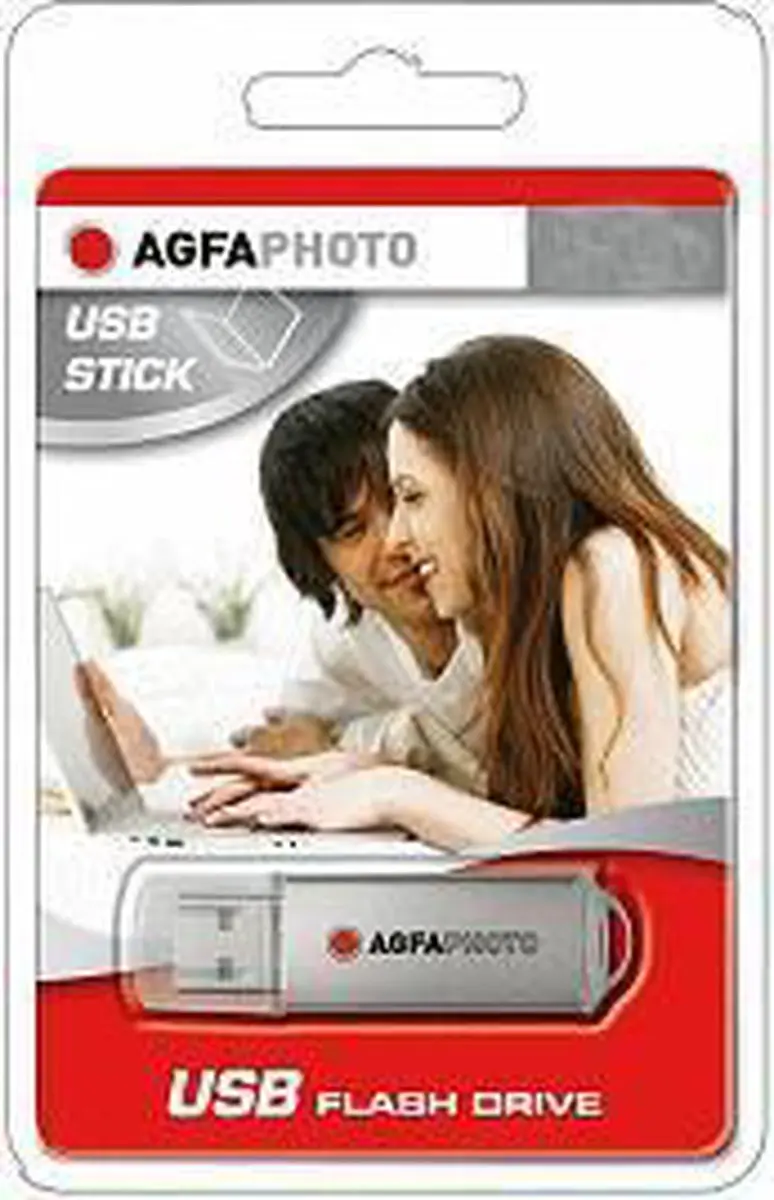 AgfaPhoto 10511 USB-stick 4GB - Zwart