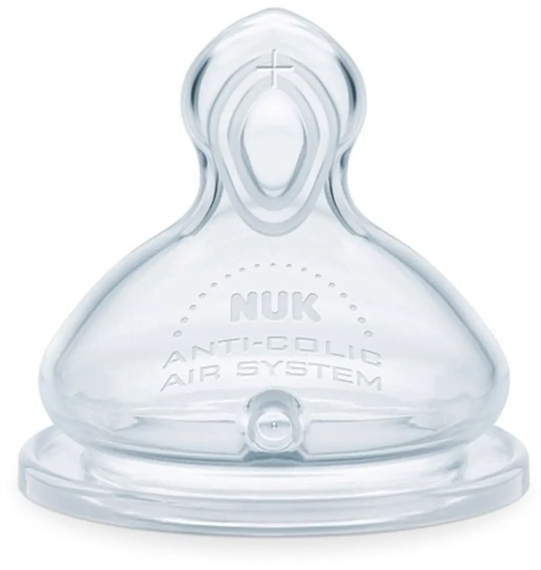 NUK First Choice Siliconen Anti-Colic Fles 2 Stuks - XL - Transparant