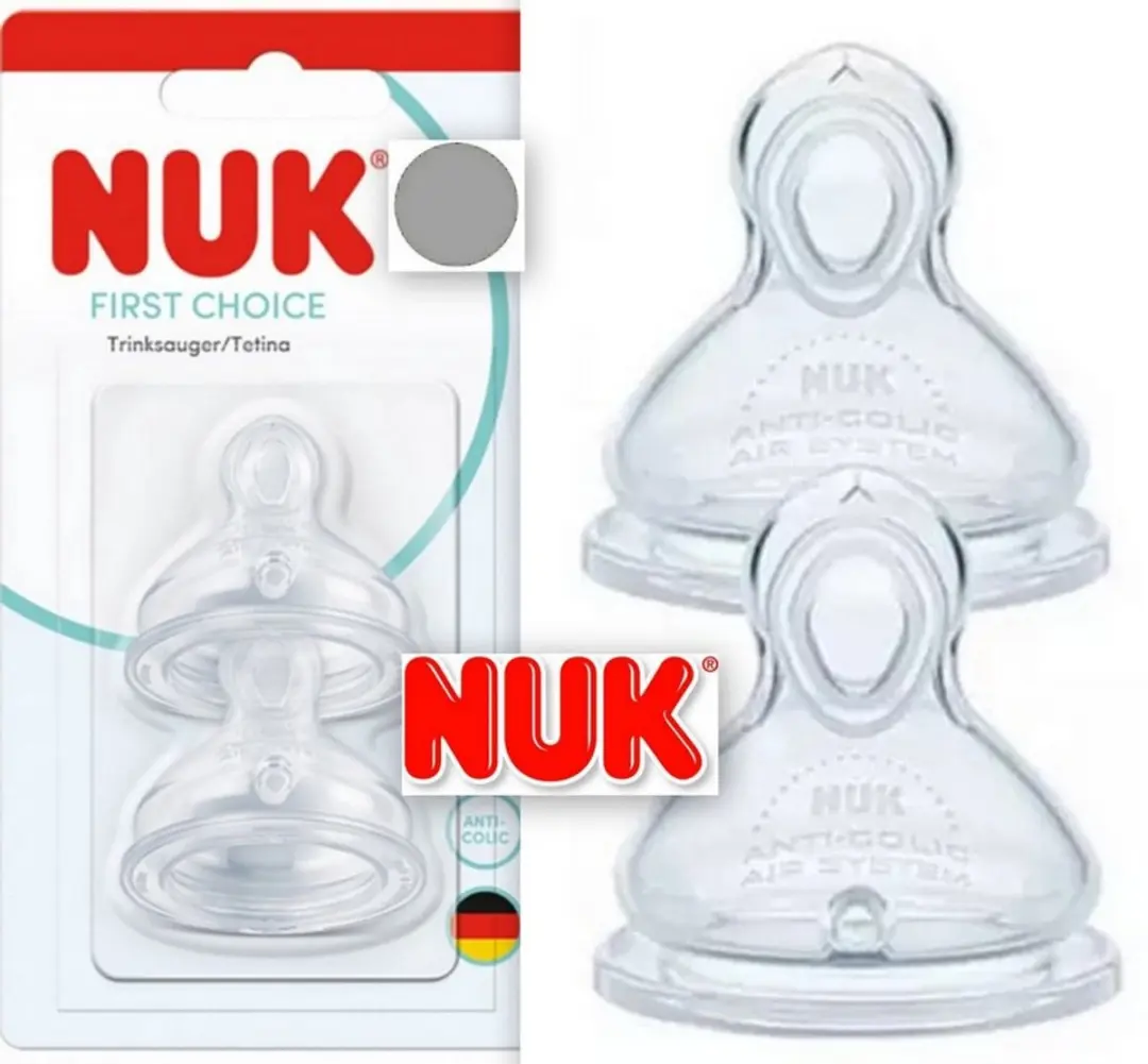 NUK First Choice Siliconen Anti-Colic Fles 2 Stuks