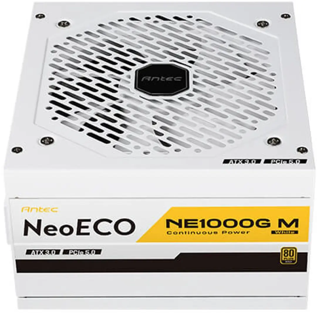Antec Neo ECO Modular NE1000G M 1000W ATX 3.0 Voeding - Wit