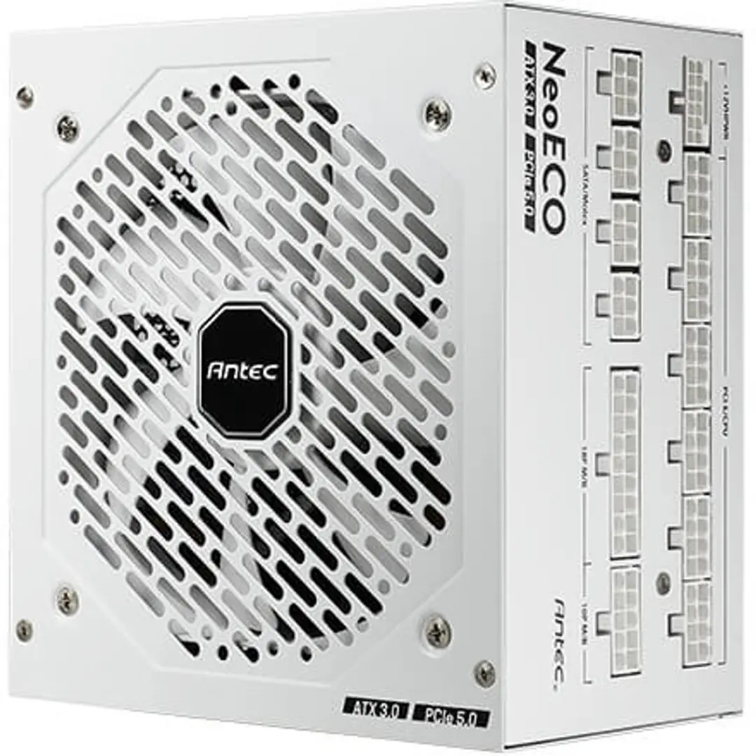 Antec Neo ECO Modular NE1000G M 1000W ATX 3.0 Voeding - Wit