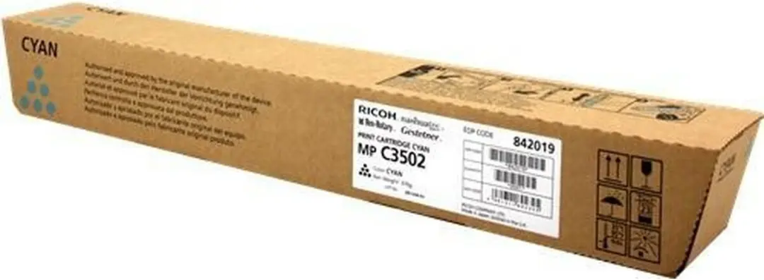 Ricoh 842019 Cyan Tonercartridge 18.000 Pagina's