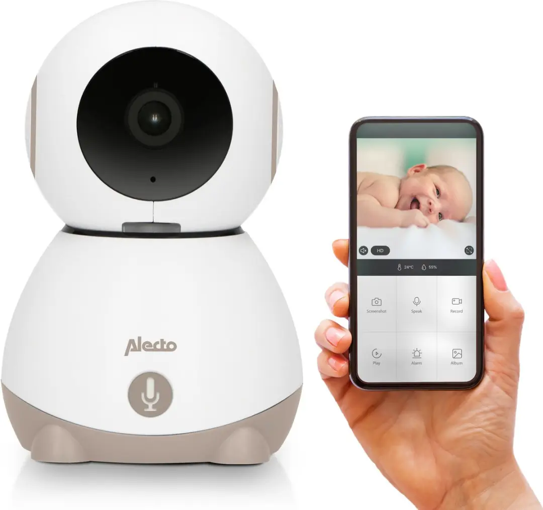 Alecto SMARTBABY10BE Wifi Babyfoon met Camera
