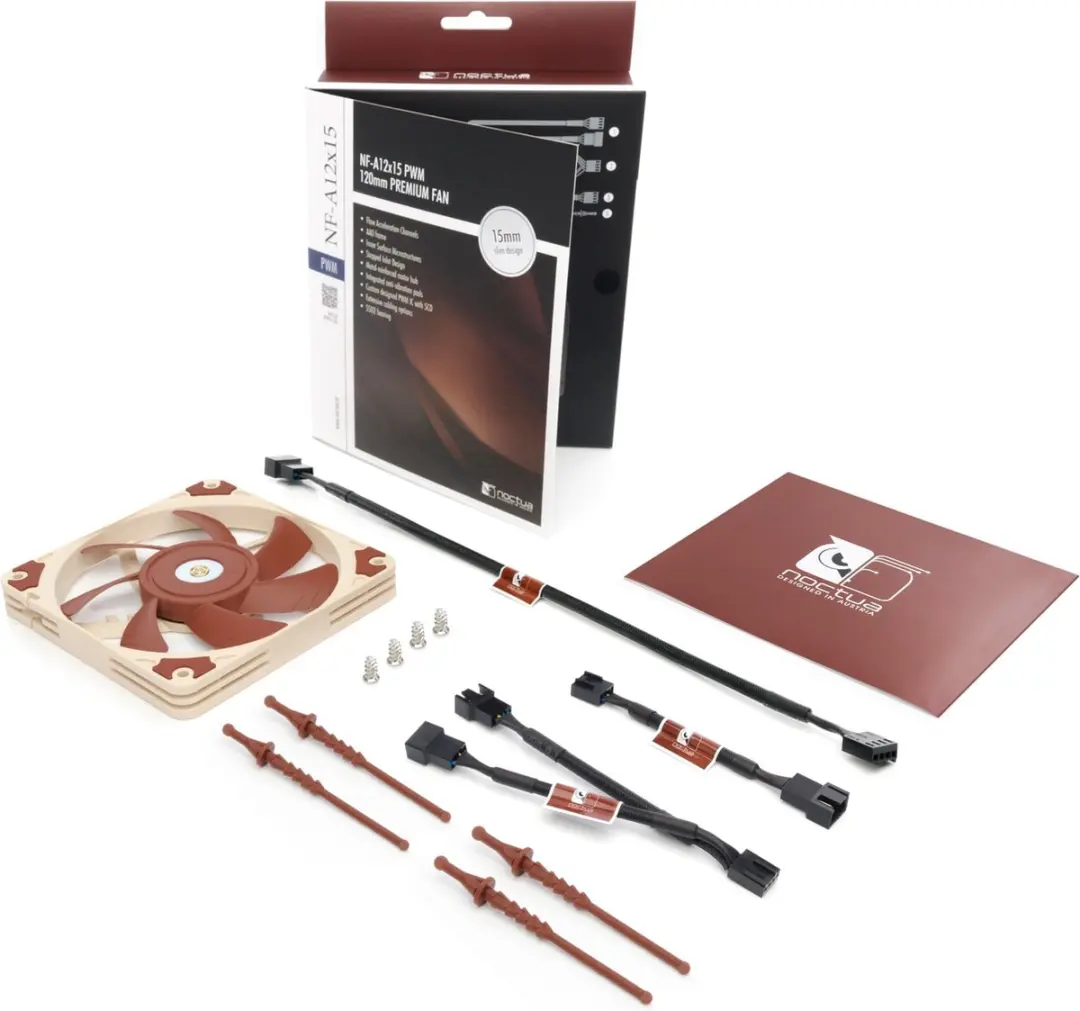 Noctua NF-A12x15 PWM Ventilator 12cm - Bruin
