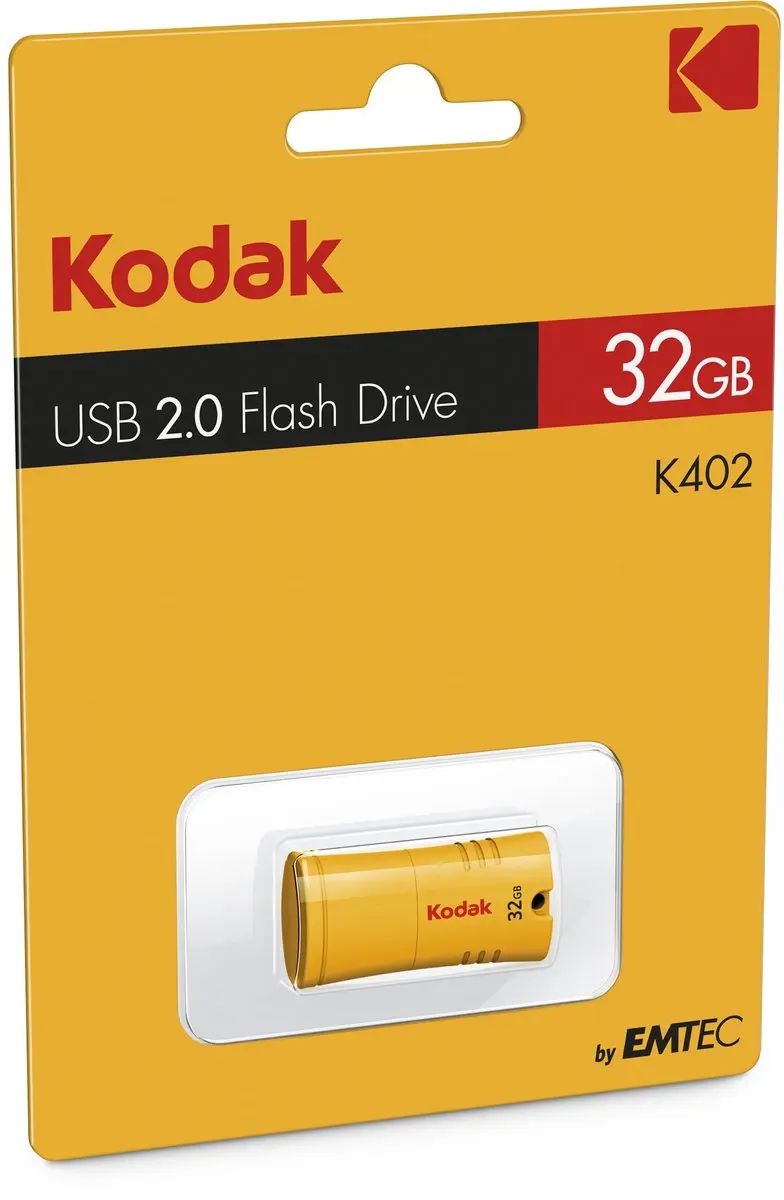 Kodak II K402 Series USB Stick 32GB - Geel