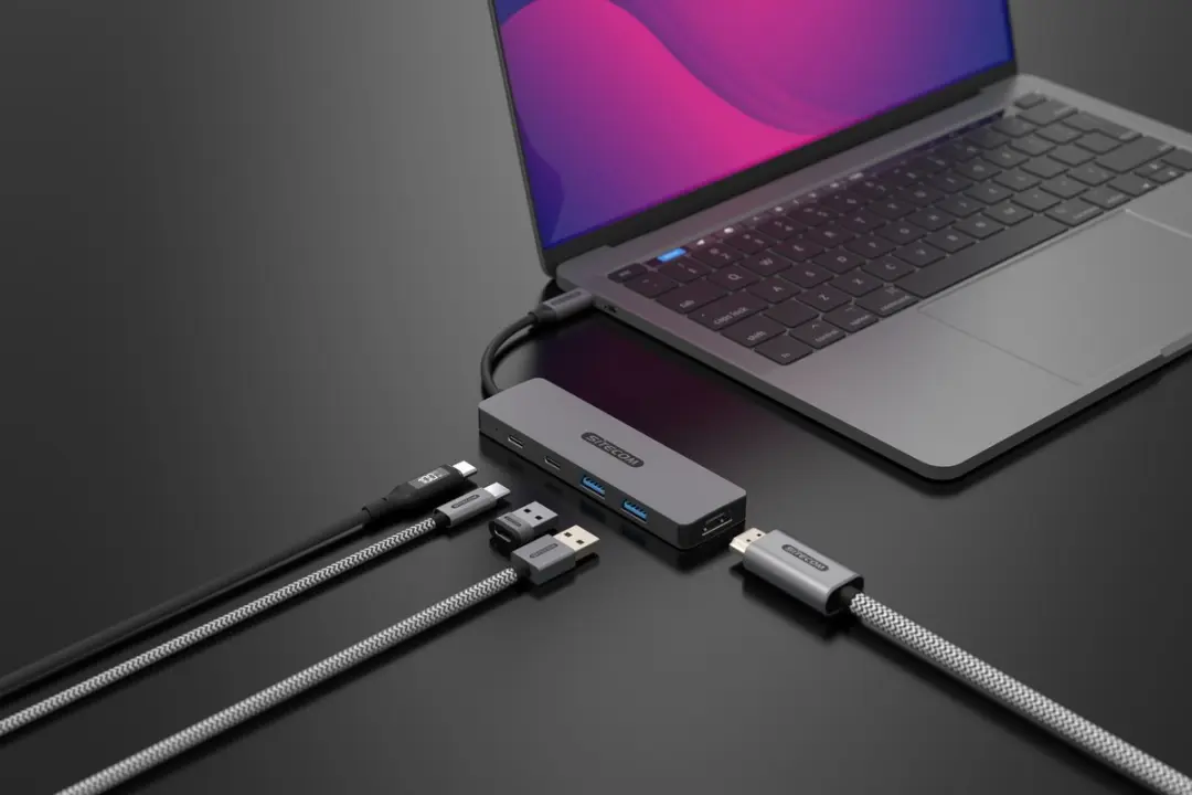 Sitecom CN-5502 USB-C Multiport Adapter 5-in-1 - HDMI & 2x USB-C