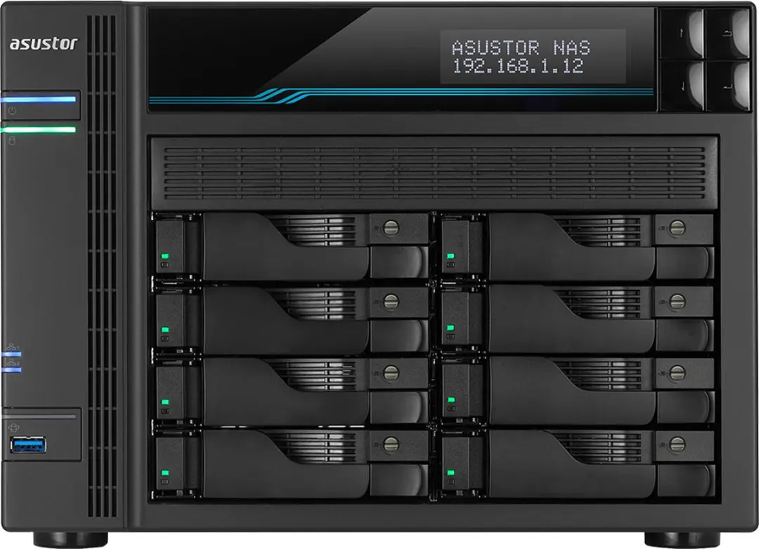 Asustor AS6508T NAS Tower 8 Sloten - 8 Kernen - 4x Ethernet