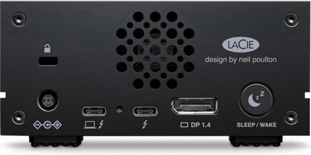 LaCie 1big Dock Thunderbolt 3 Externe Harde Schijf 10TB - Zwart - afbeelding 6 van 6