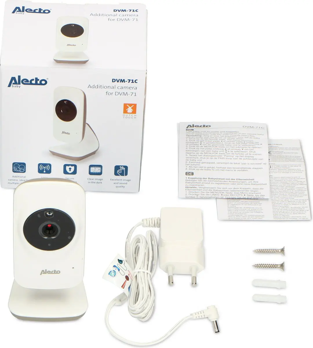 Alecto DVM-71C Extra Camera Wit