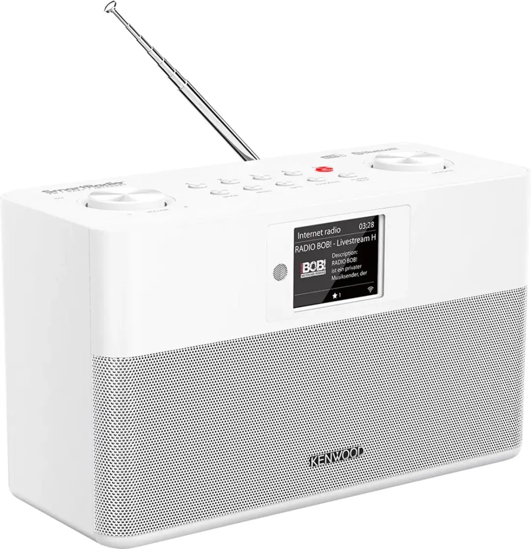 Kenwood CR-ST120S Smart Radio - DAB+ Bluetooth Wit