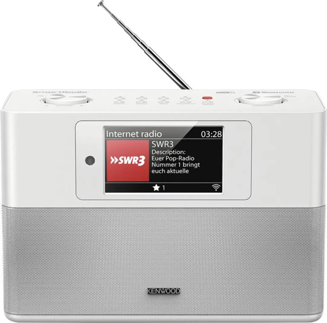 Kenwood CR-ST120S Smart Radio - DAB+ Bluetooth Wit - afbeelding 6 van 6