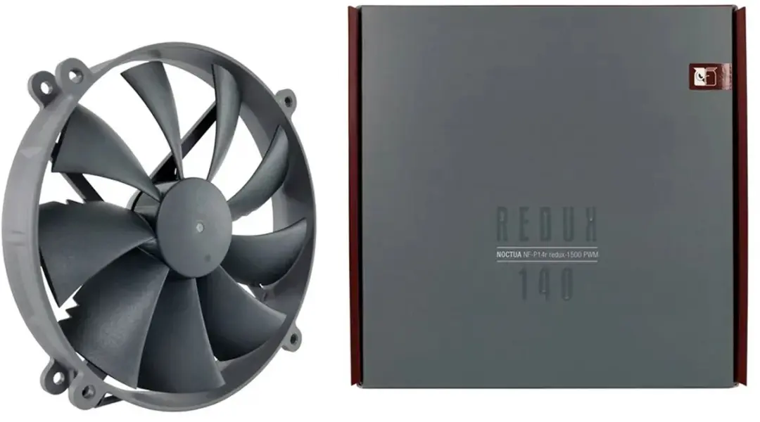 Noctua NF-P14r redux-1500 PWM Ventilator 14cm - Grijs