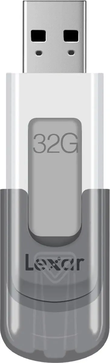 Lexar JumpDrive V100 LJDV100-64GABGY USB-stick 64GB - Wit