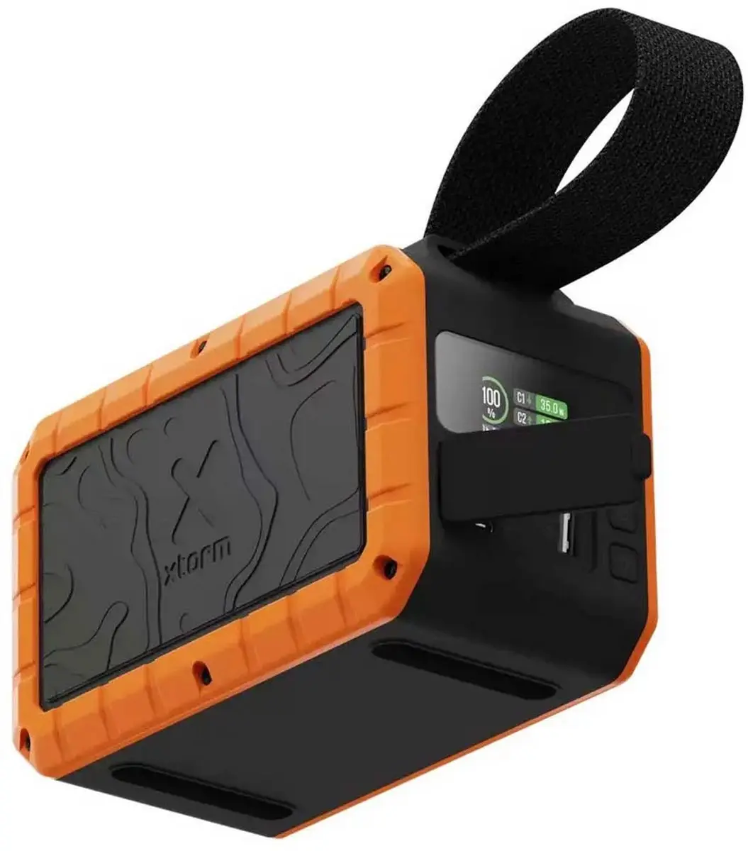 Xtorm Rugged Powerbank 40.000mAh 100W - Zaklamp - IP64 - Oranje