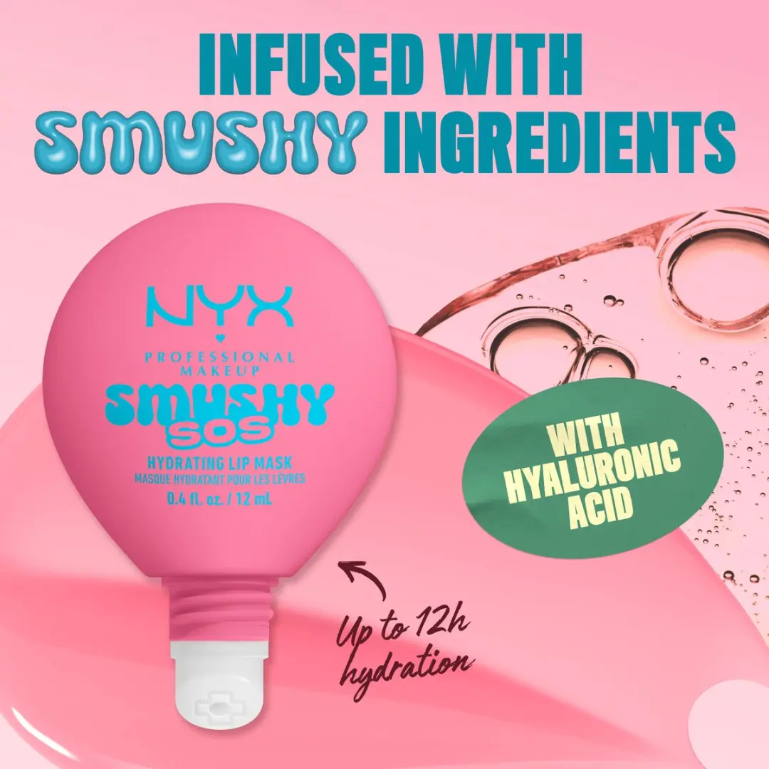 NYX Smushy SOS Guava Glaze Lipmasker - 12ml