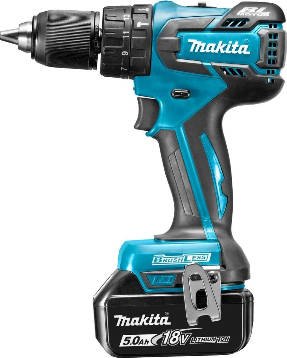 Makita DHP459RTJ Klopboor-/Schroefmachine 18V 5.0Ah - 2 snelheden - afbeelding 4 van 6