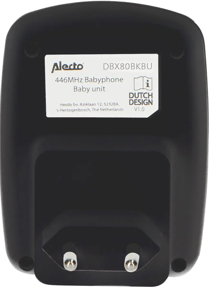 Alecto DBX80BKBU Babyfoonuitbreiding - Zwart
