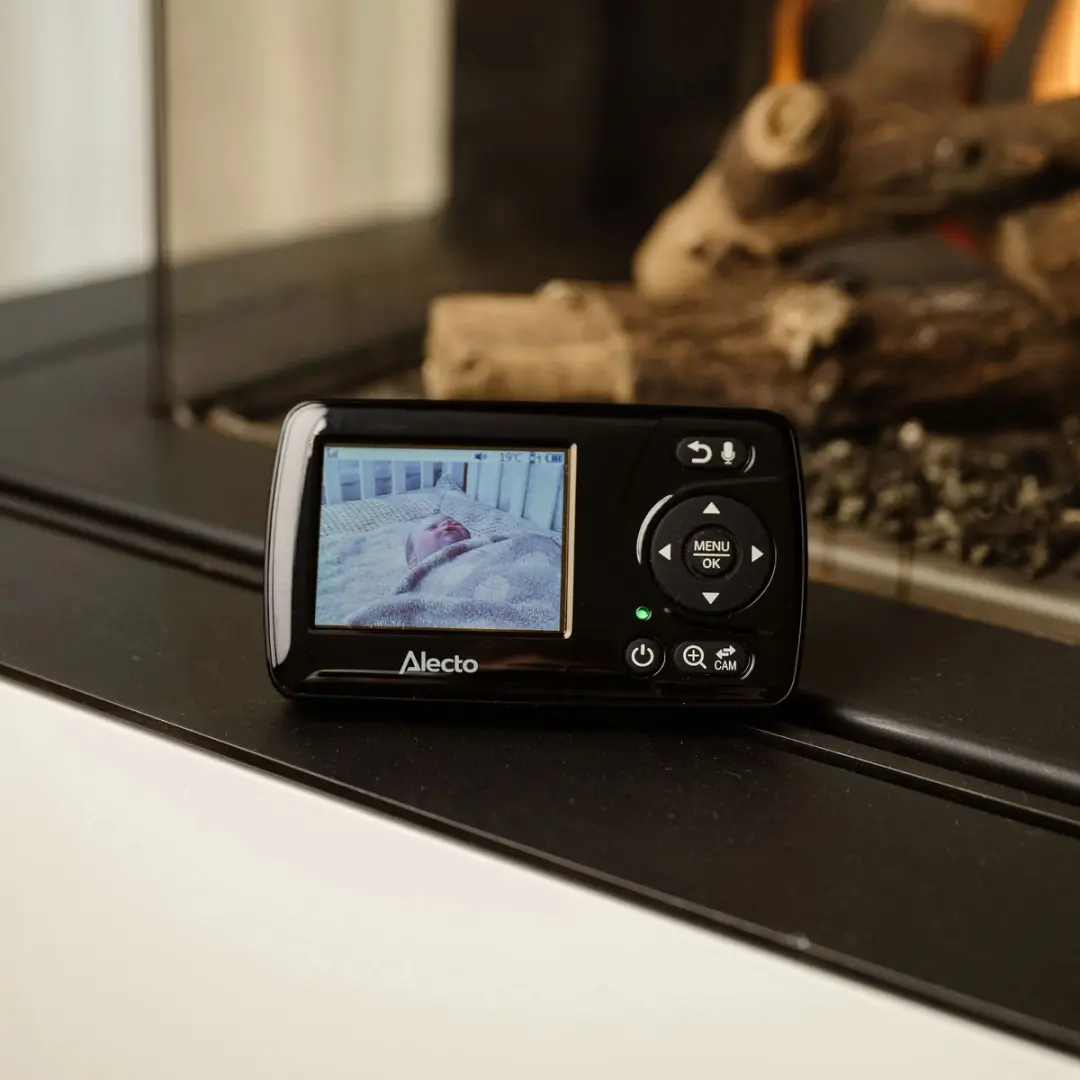 Alecto DVM71BLACK Babyfoon met Camera - 2.4" Kleurenscherm - Nachtzicht