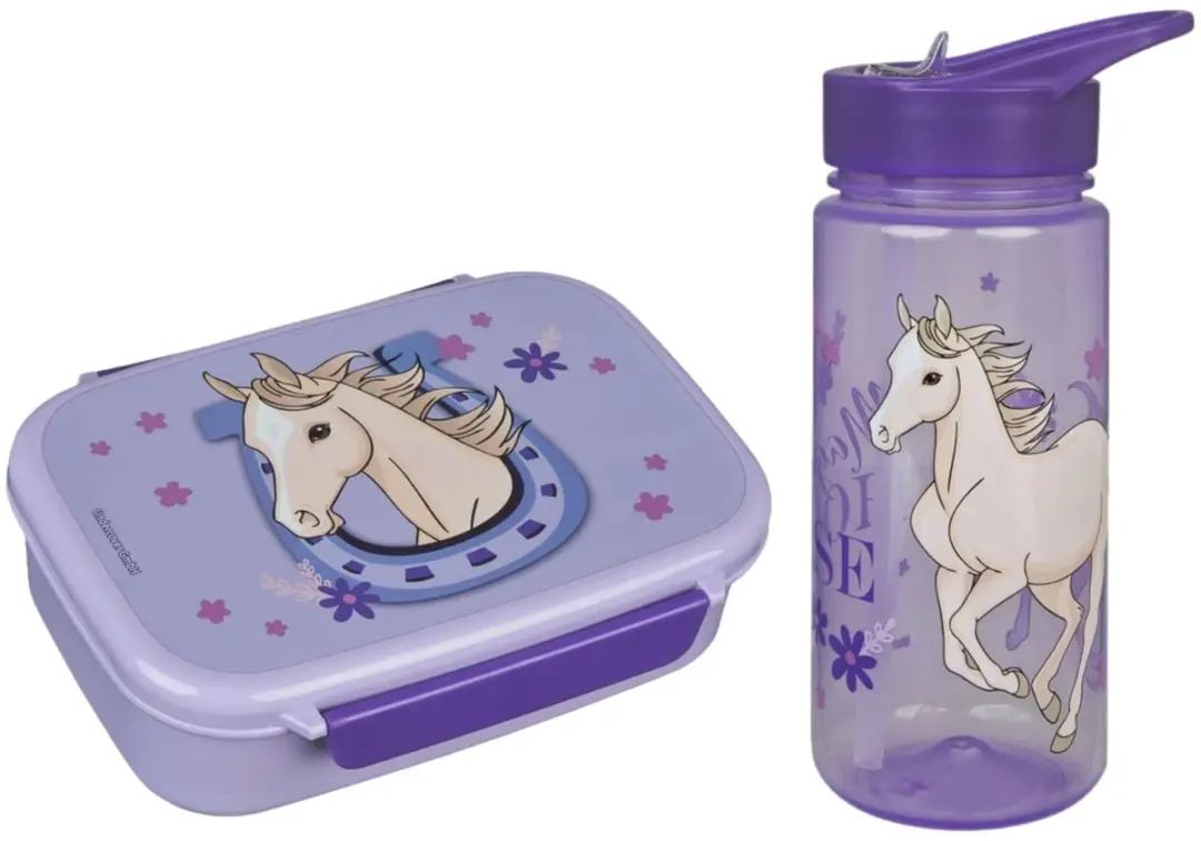 Unicorn Academy Magic Horse Lunchset - Paars