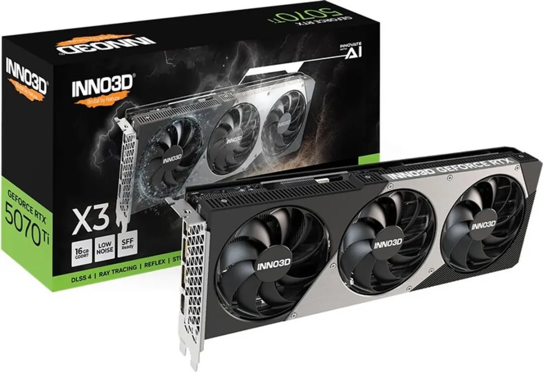 INNO3D GeForce RTX 5070 Ti X3 N507T3-16D7 Videokaart
