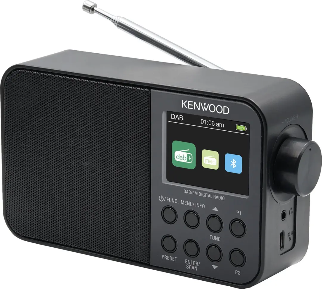 Kenwood CR-M30DAB DAB+ Radio - Zwart