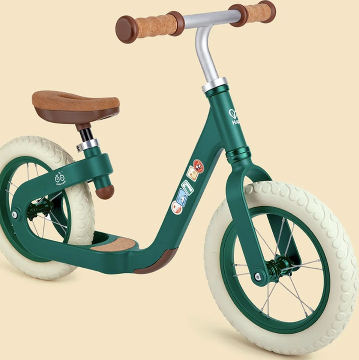 Loopfiets leren rijden - Groen