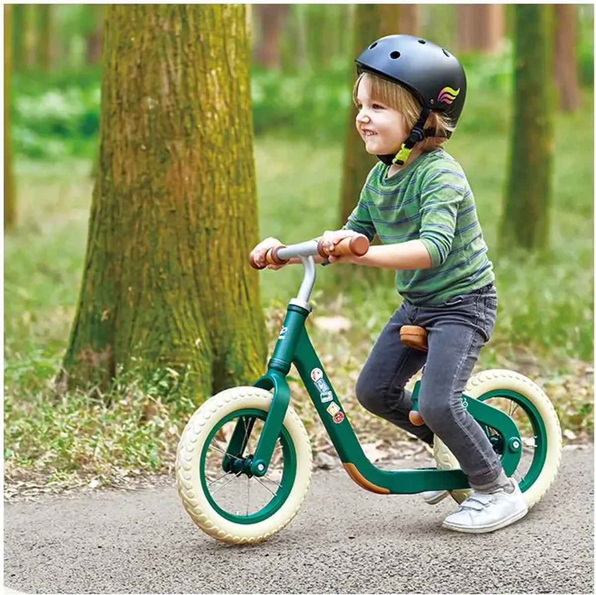 Loopfiets leren rijden - Groen