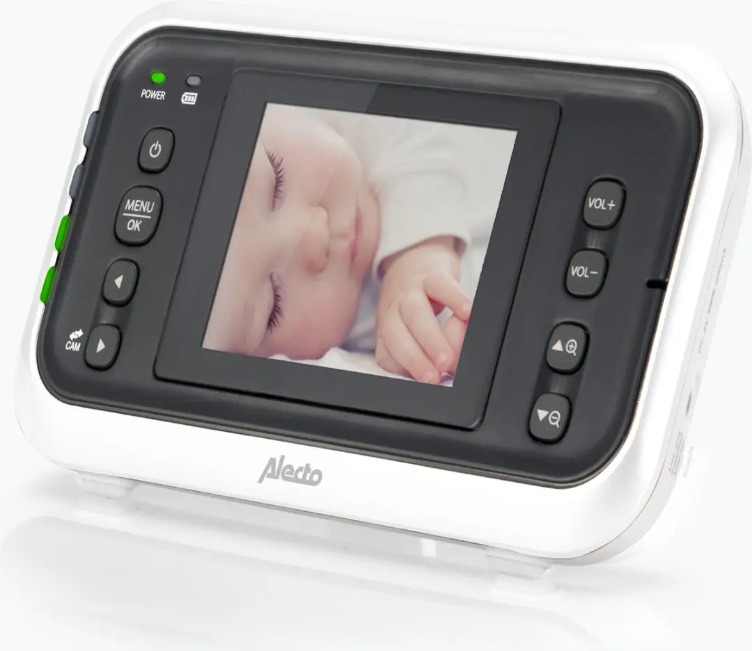 Alecto DVM-75 Babyfoon met Camera - 2.4" Kleurenscherm - Wit