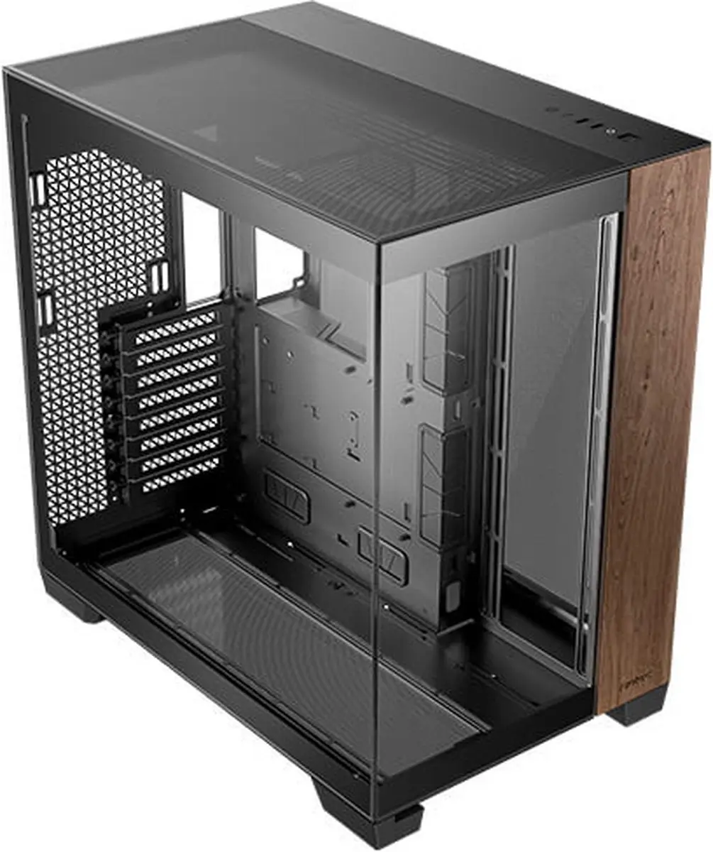 Antec C8 Wood Full Tower - 3 Ventilatoren - Zwart/Hout
