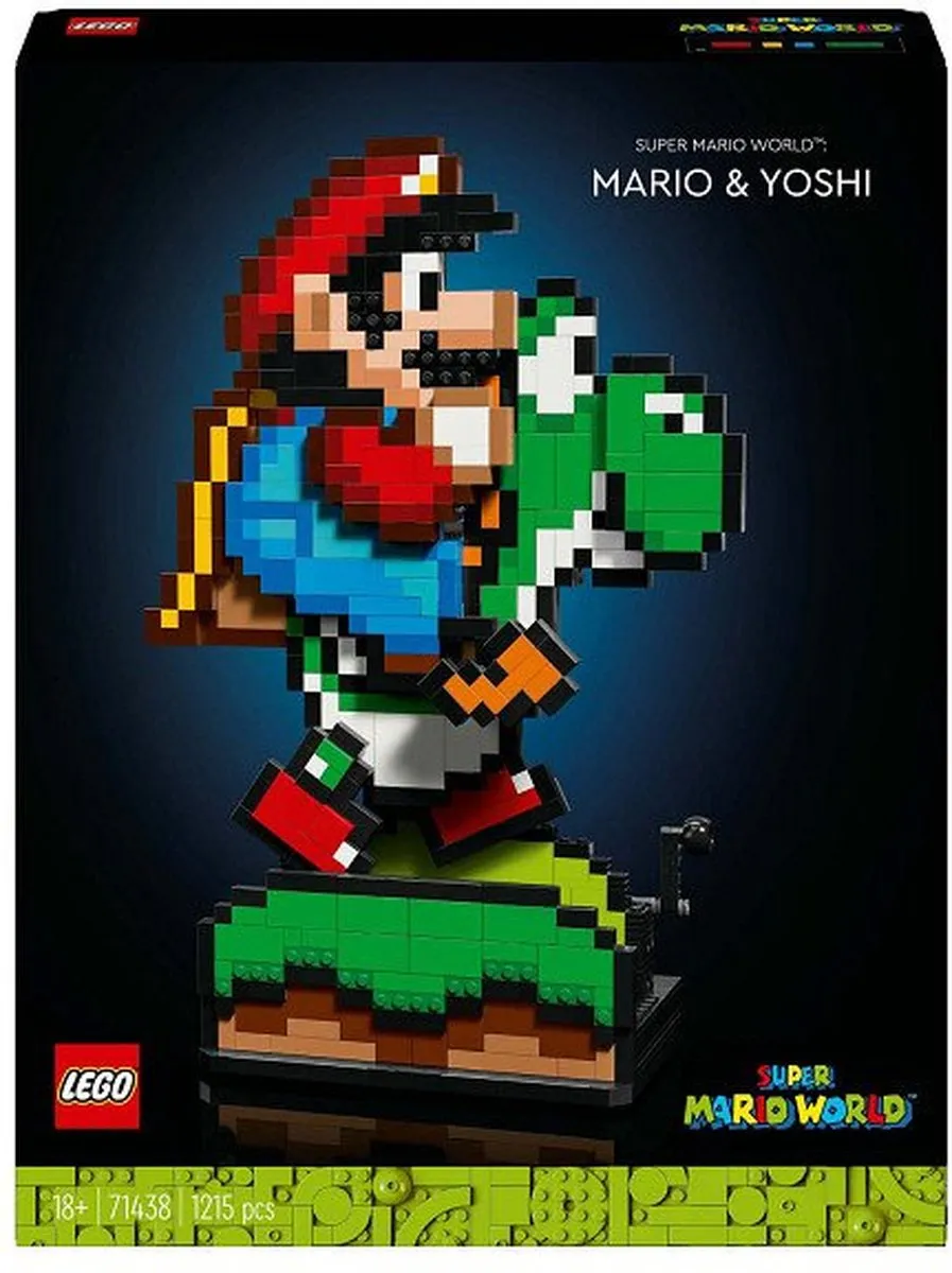 LEGO Super Mario World Mario & Yoshi 71438 - 1215 Stukken