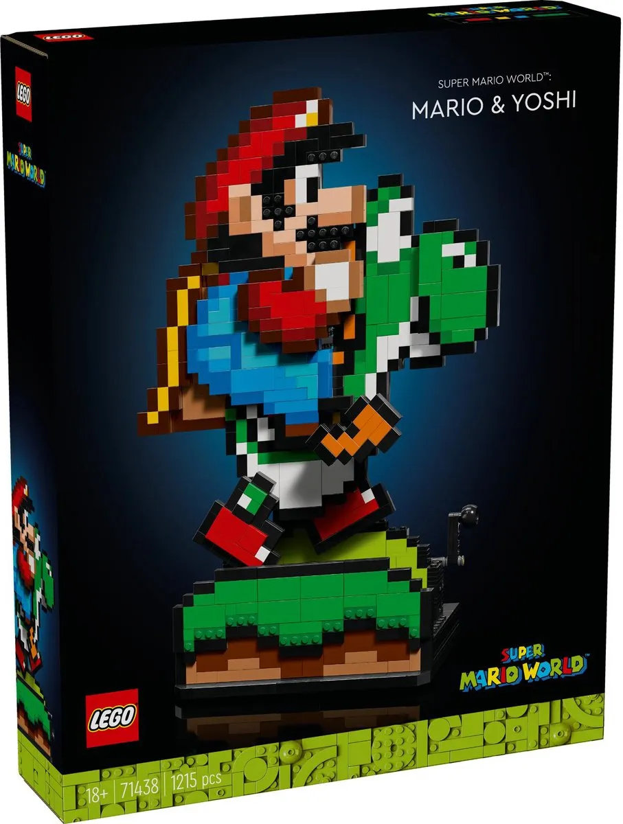 LEGO Super Mario World Mario & Yoshi 71438 - 1215 Stukken