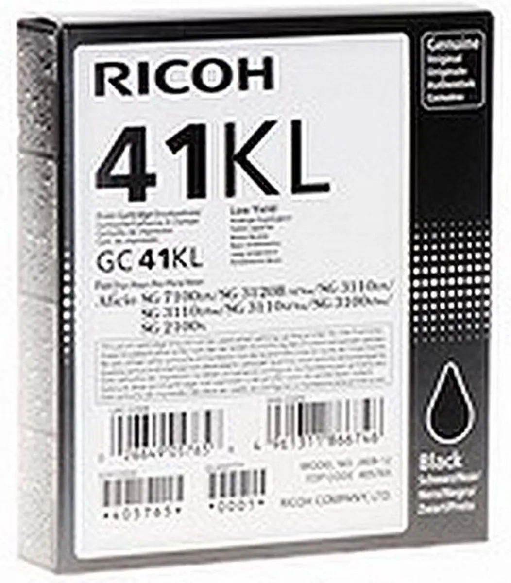 Ricoh 405765 Toner - Zwart